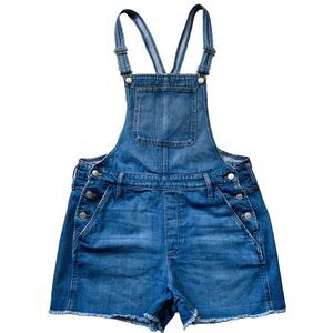 Madewell Denim Blue Women's Overall Shorts